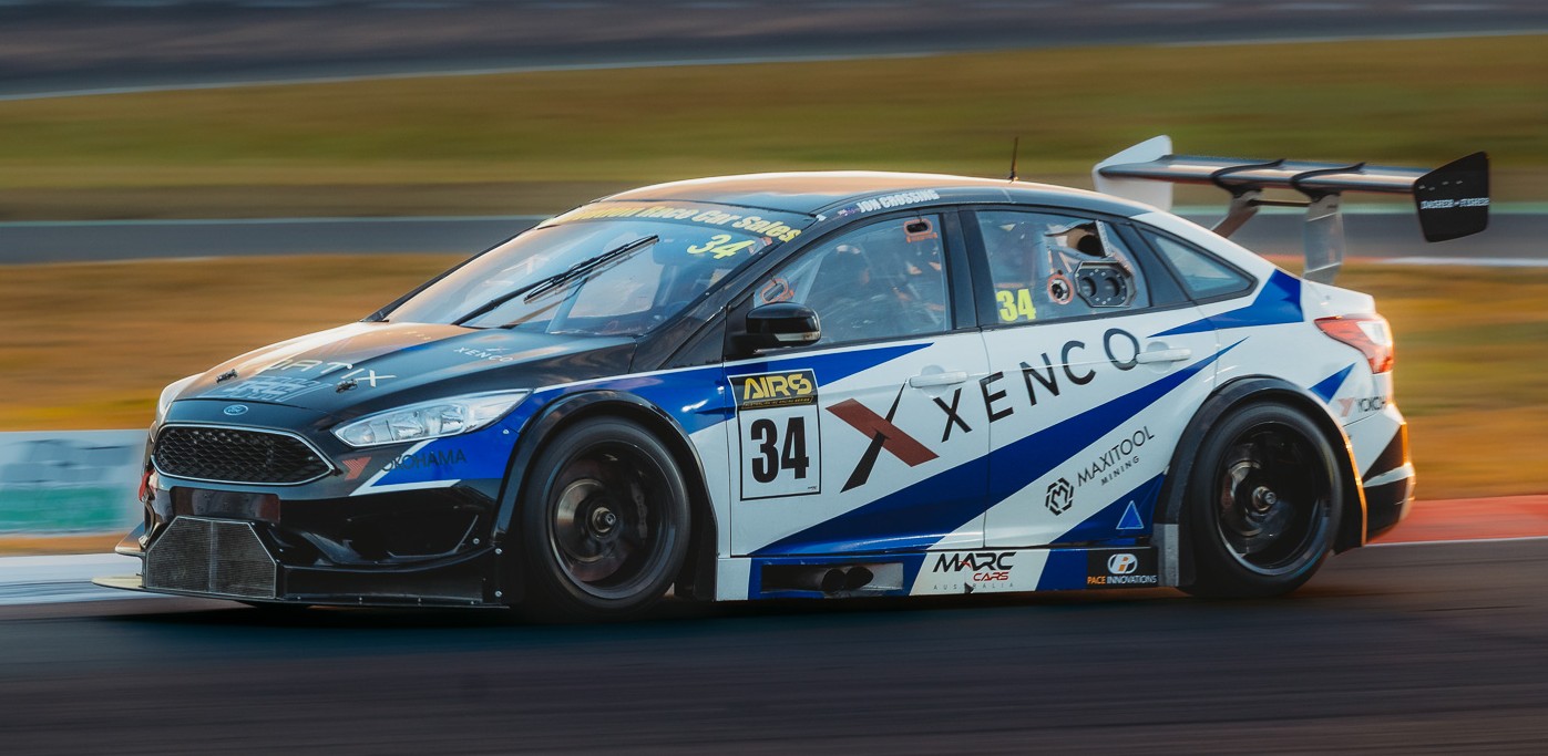 Marc 1 Ford Focus #34 - 5L Coyote V8 - Vortix Primary Sponsor